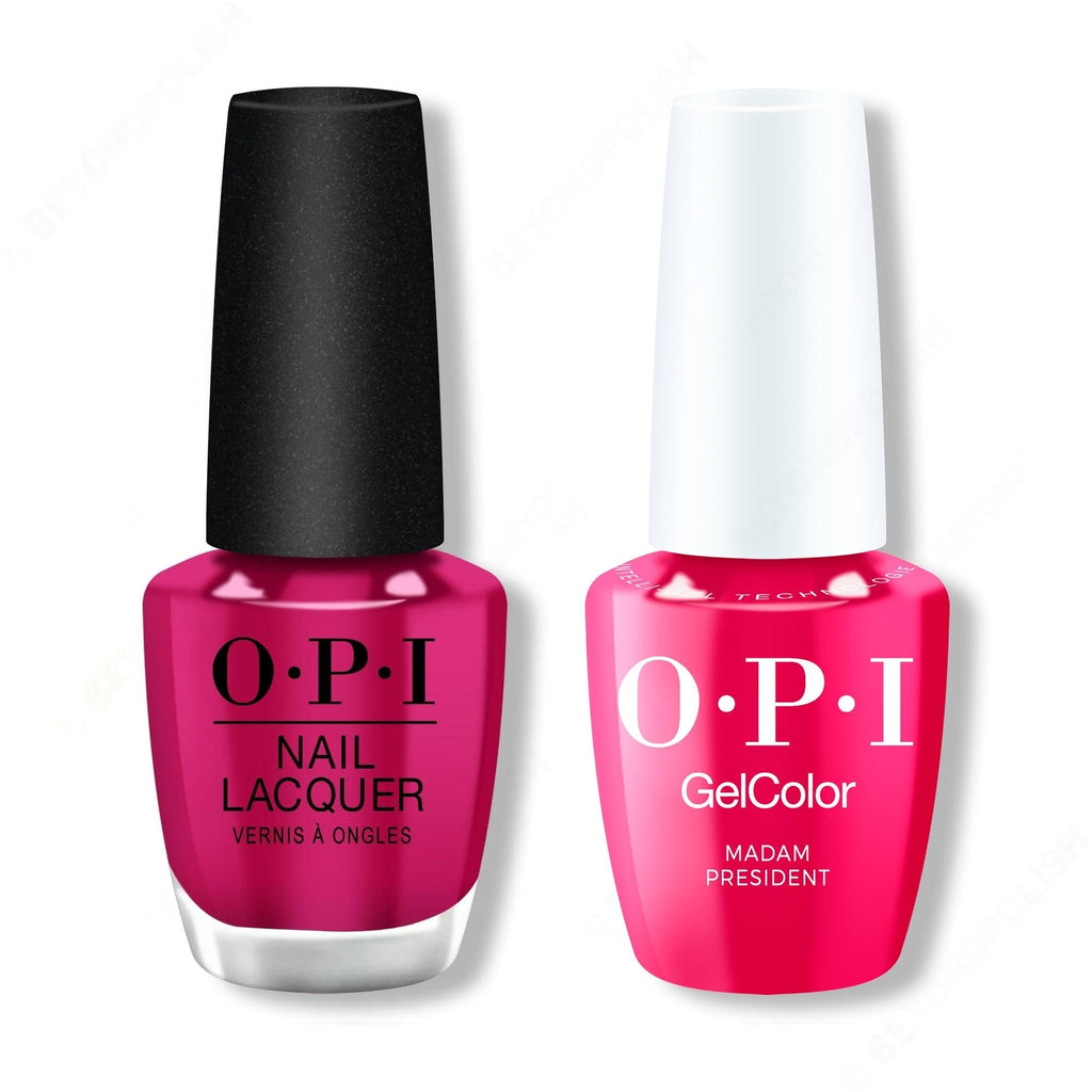 OPI - Intelli-Gel & Lacquer Combo - Madam President - Professional Care