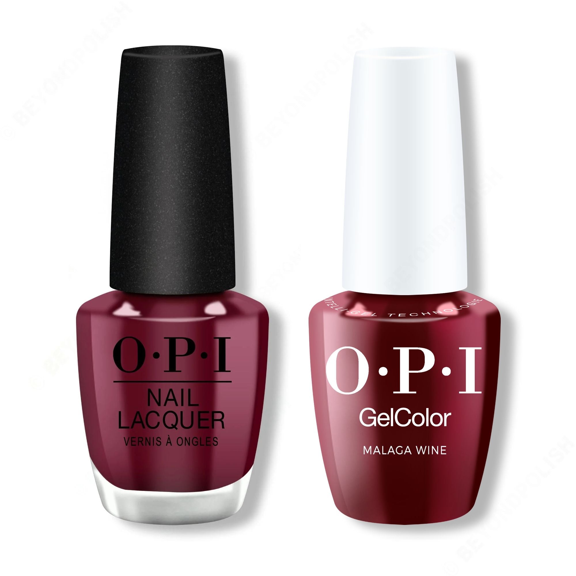 OPI - Intelli-Gel & Lacquer Combo - Malaga Wine - Professional Care