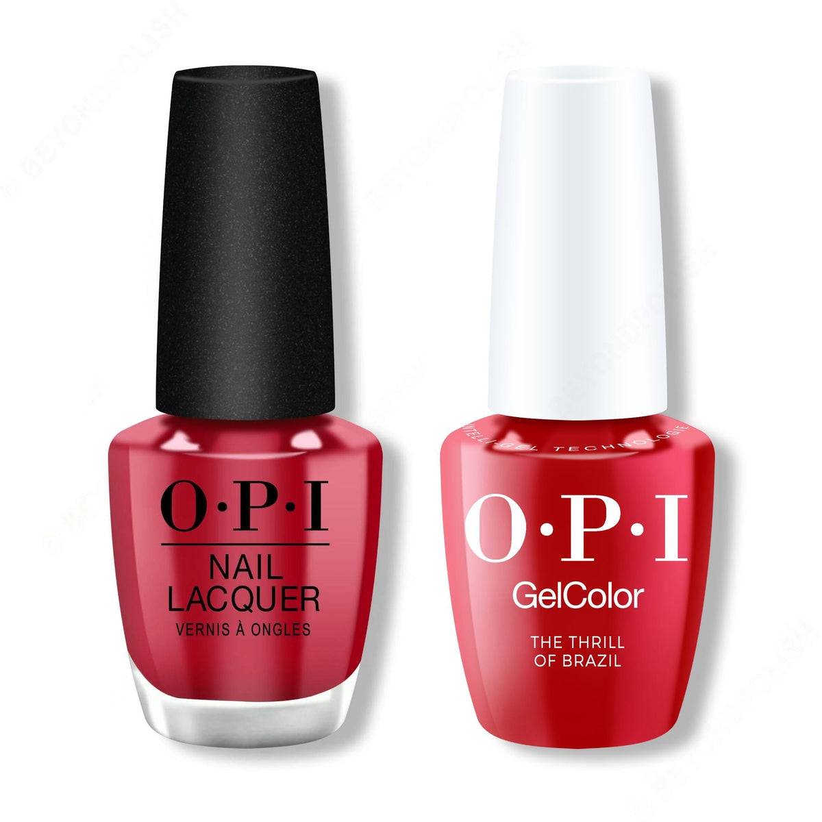 OPI - Intelli-Gel & Lacquer Combo - Red Hot Rio - Professional Care