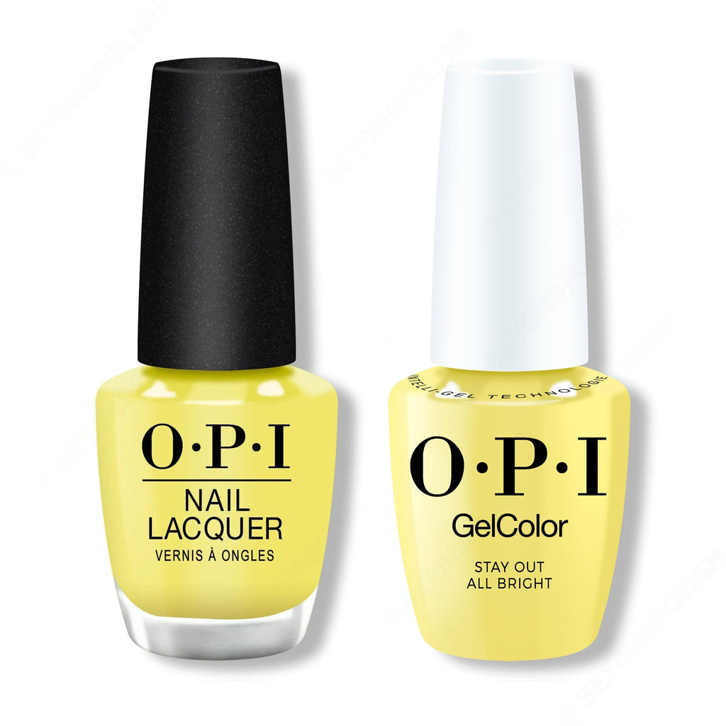 OPI - Intelli-Gel & Lacquer Combo - Stay Out All Bright - Professional Care