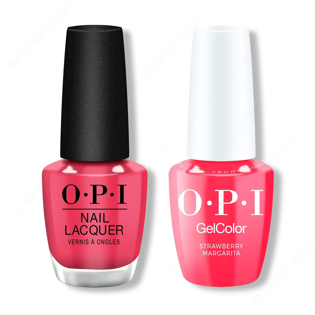 OPI - Intelli-Gel & Lacquer Combo - Strawberry Margarita - Professional Care