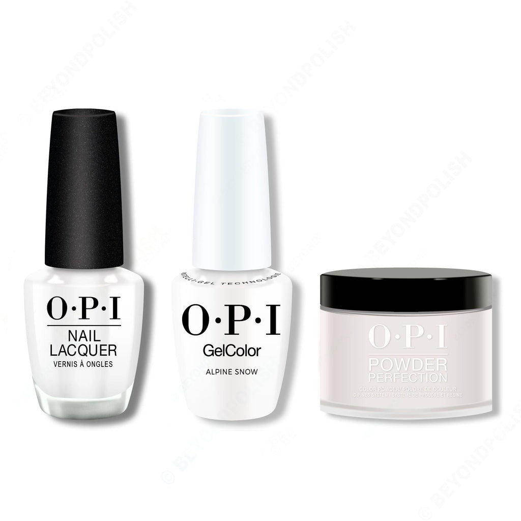 OPI - Intelli-Gel, Lacquer & Dip Combo - Alpine Snow - Professional Care