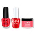 OPI - Intelli-Gel, Lacquer & Dip Combo - Big Apple Red - Professional Care