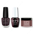 OPI - Intelli-Gel, Lacquer & Dip Combo - Black Cherry Chutney - Professional Care