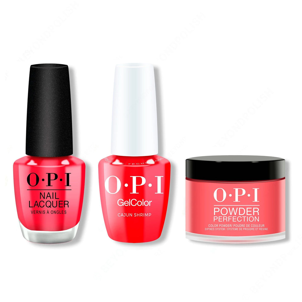 OPI - Intelli-Gel, Lacquer & Dip Combo - Cajun Shrimp - Professional Care