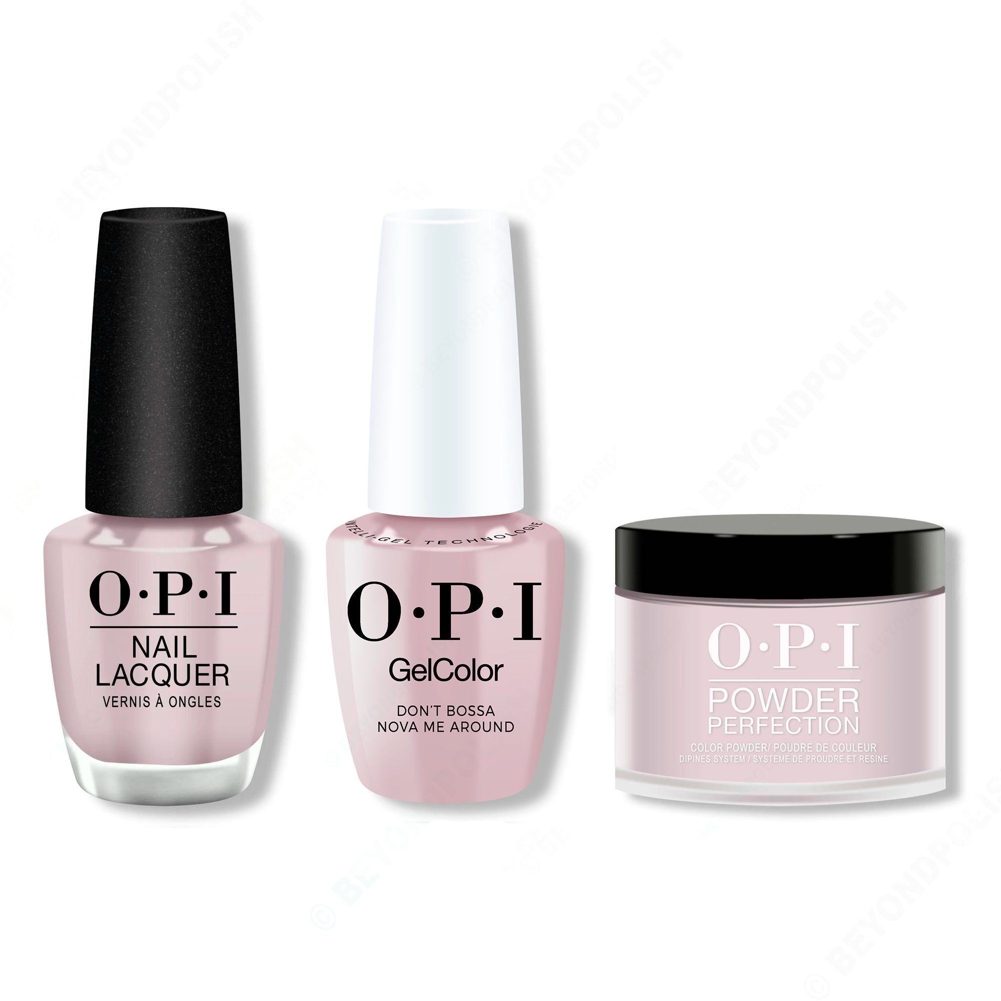 OPI - Intelli-Gel, Lacquer & Dip Combo - Don't Bossa Nova Me Around - Professional Care