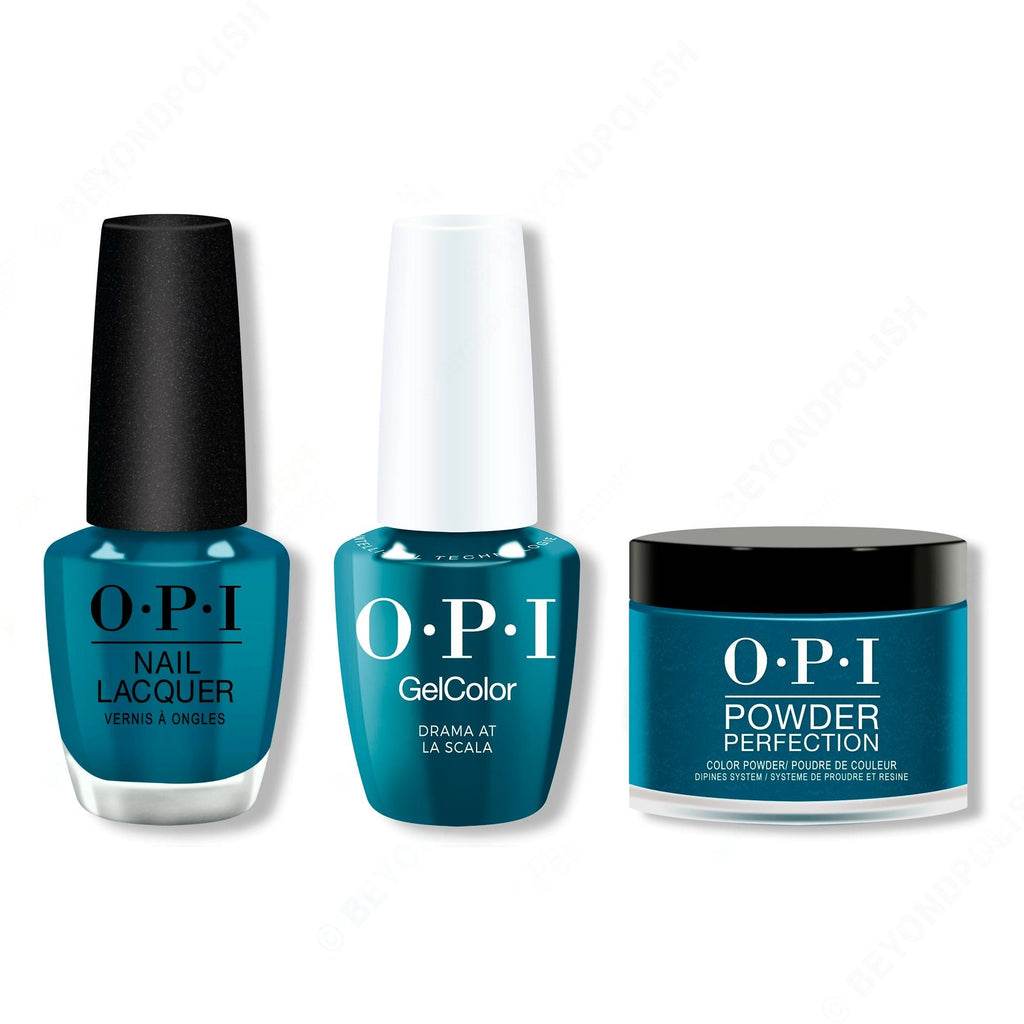 OPI - Intelli-Gel, Lacquer & Dip Combo - Drama at La Scala - Professional Care