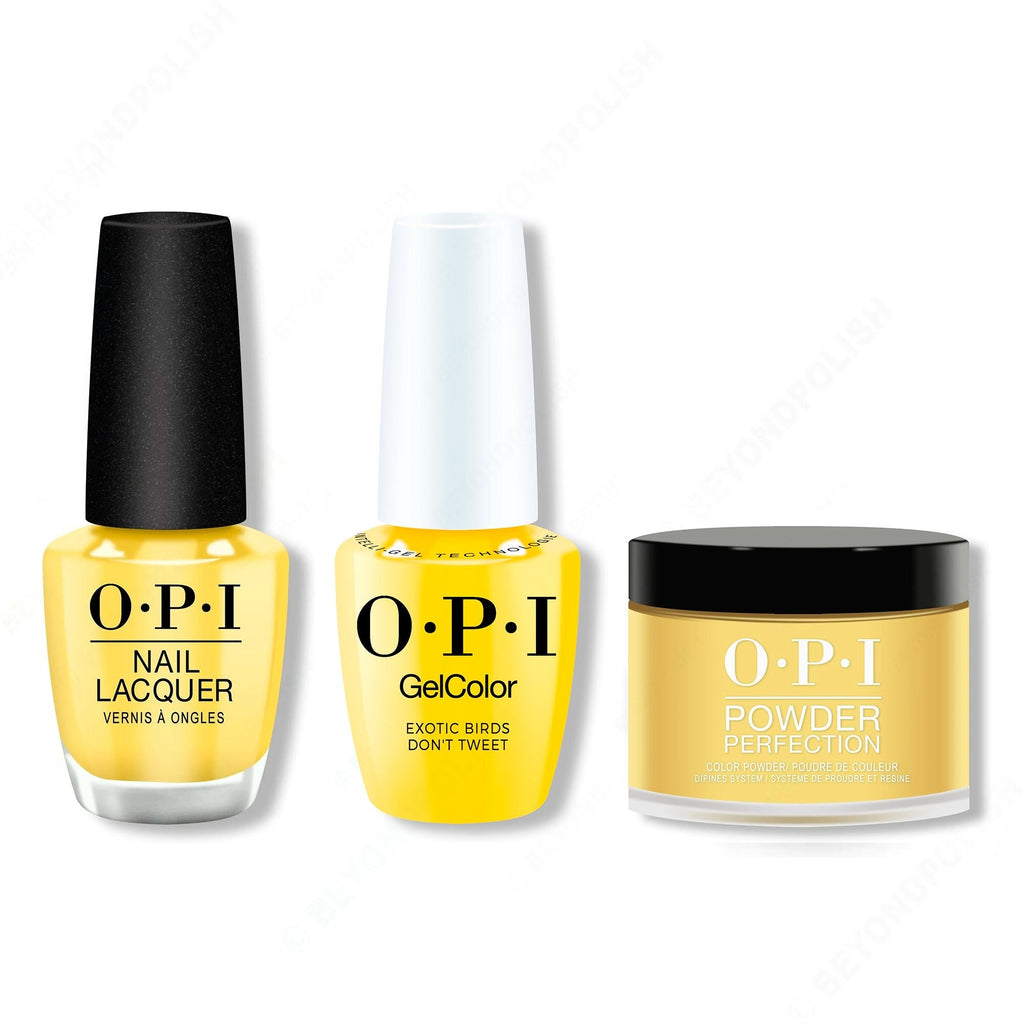 OPI - Intelli-Gel, Lacquer & Dip Combo - Exotic Birds Do Not Tweet - Professional Care