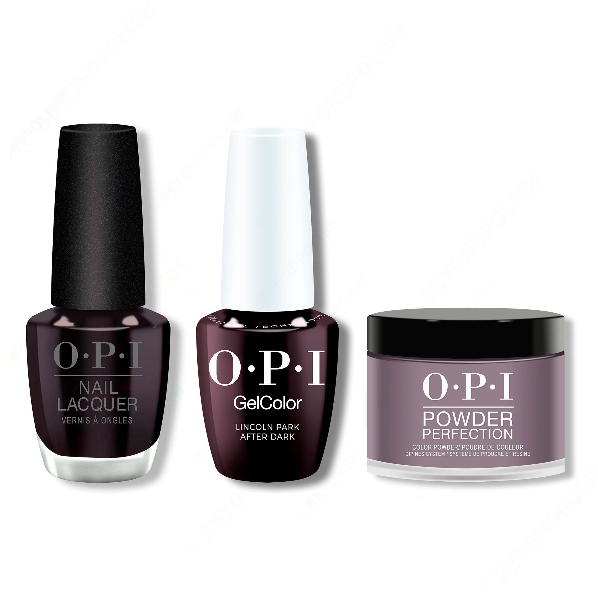 OPI - Intelli-Gel, Lacquer & Dip Combo - Lincoln Park After Dark - Professional Care