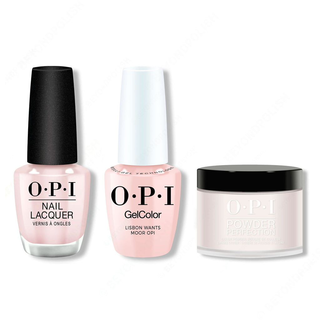 OPI - Intelli-Gel, Lacquer & Dip Combo - Lisbon Wants Moor Opi - Professional Care