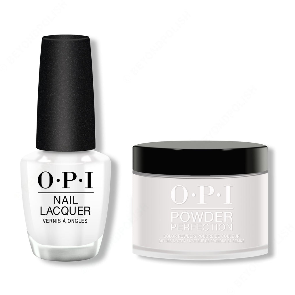 OPI - Lacquer & Dip Combo - Alpine Snow - Professional Care