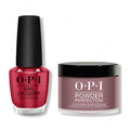 OPI - Lacquer & Dip Combo - Chick Flick Cherry - Professional Care