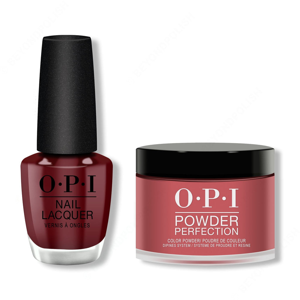 OPI - Lacquer & Dip Combo - Got the Blues for Red - Professional Care