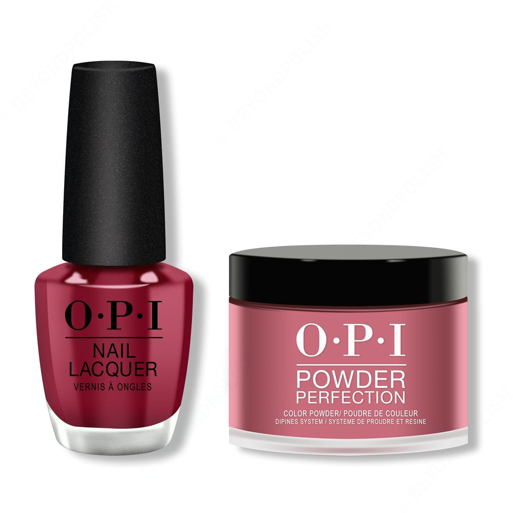 OPI - Lacquer & Dip Combo - Miami Beet - Professional Care