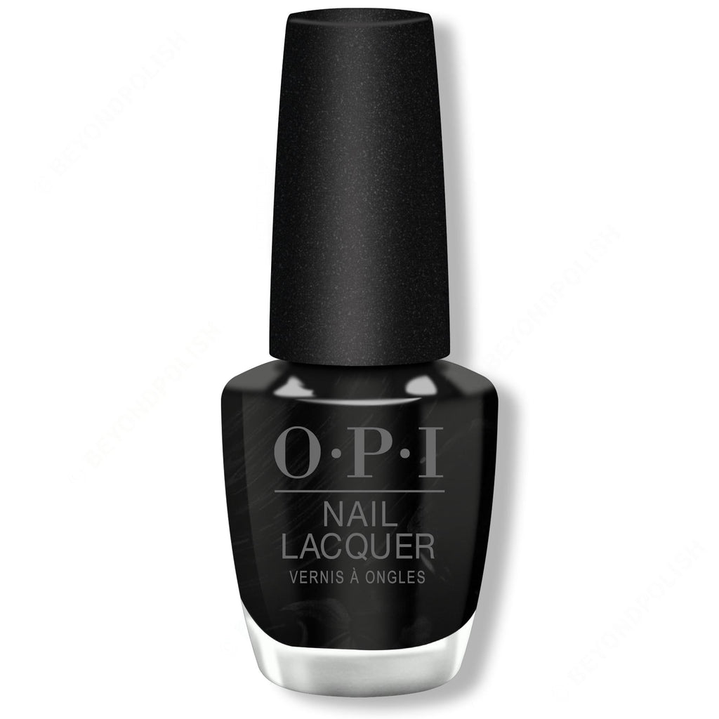 OPI Nail Lacquer - Black Onyx 0.5 oz - Professional Care