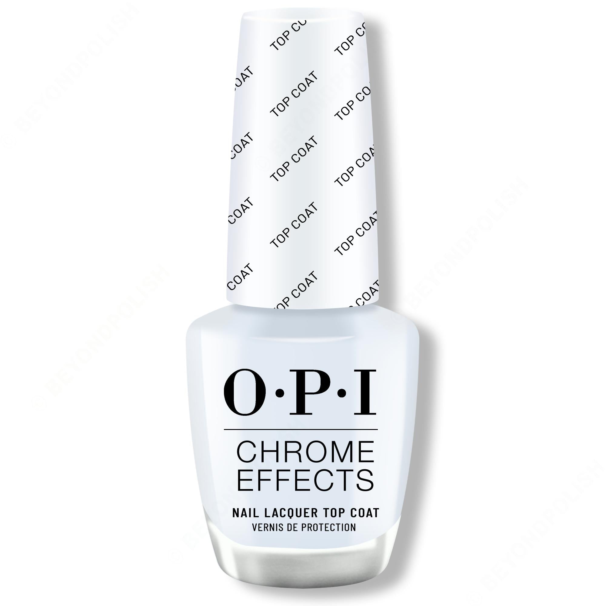 OPI Nail Lacquer - Chrome Effects Lacquer Top Coat 0.50 oz - Professional Care