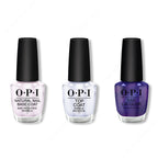 OPI - Nail Lacquer Combo - Base, Top & Abstract After Dark - Professional Care