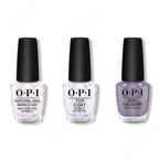OPI - Nail Lacquer Combo - Base, Top & Addio Bad Nails, Ciao Great Nails 0.5 oz - Professional Care
