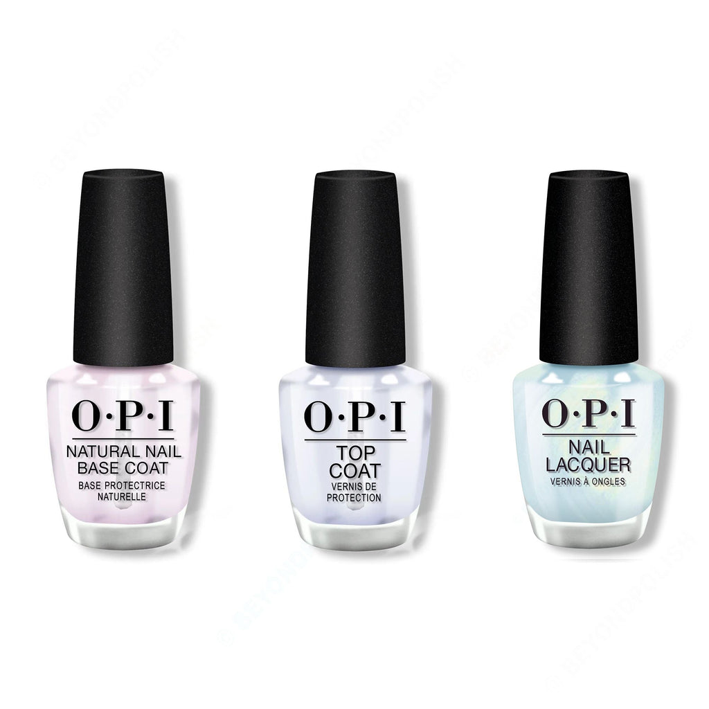 OPI - Nail Lacquer Combo - Base, Top & Air We Go - Professional Care