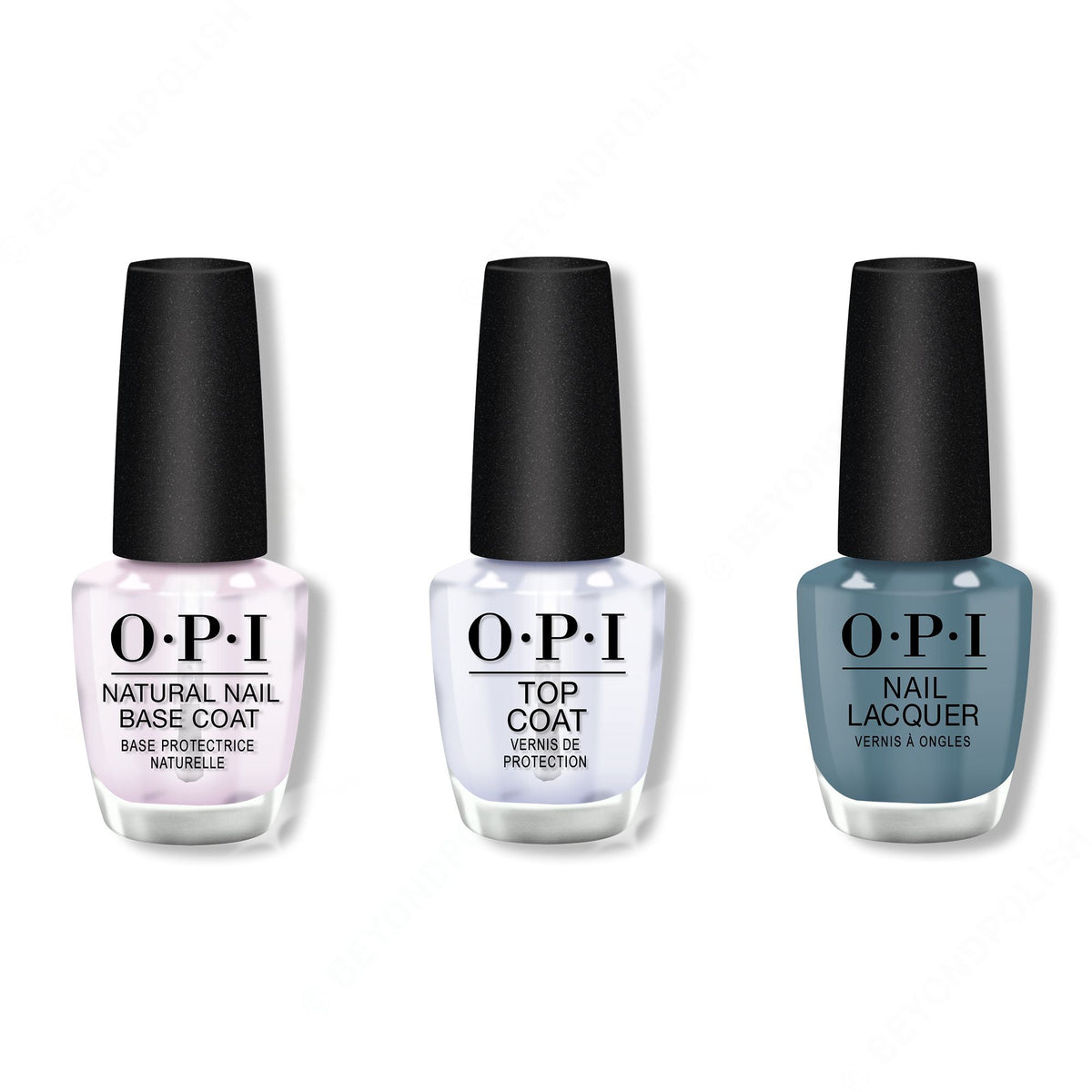 OPI - Nail Lacquer Combo - Base, Top & Alpaca My Bags 0.5 oz - Professional Care