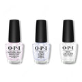 OPI - Nail Lacquer Combo - Base, Top & Alpine Snow 0.5 oz - Professional Care