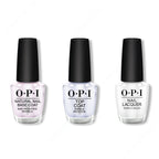 OPI - Nail Lacquer Combo - Base, Top & Alpine Snow 0.5 oz - Professional Care