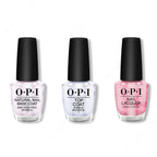 OPI - Nail Lacquer Combo - Base, Top & Aphrodite's Pink Nightie 0.5 oz - Professional Care