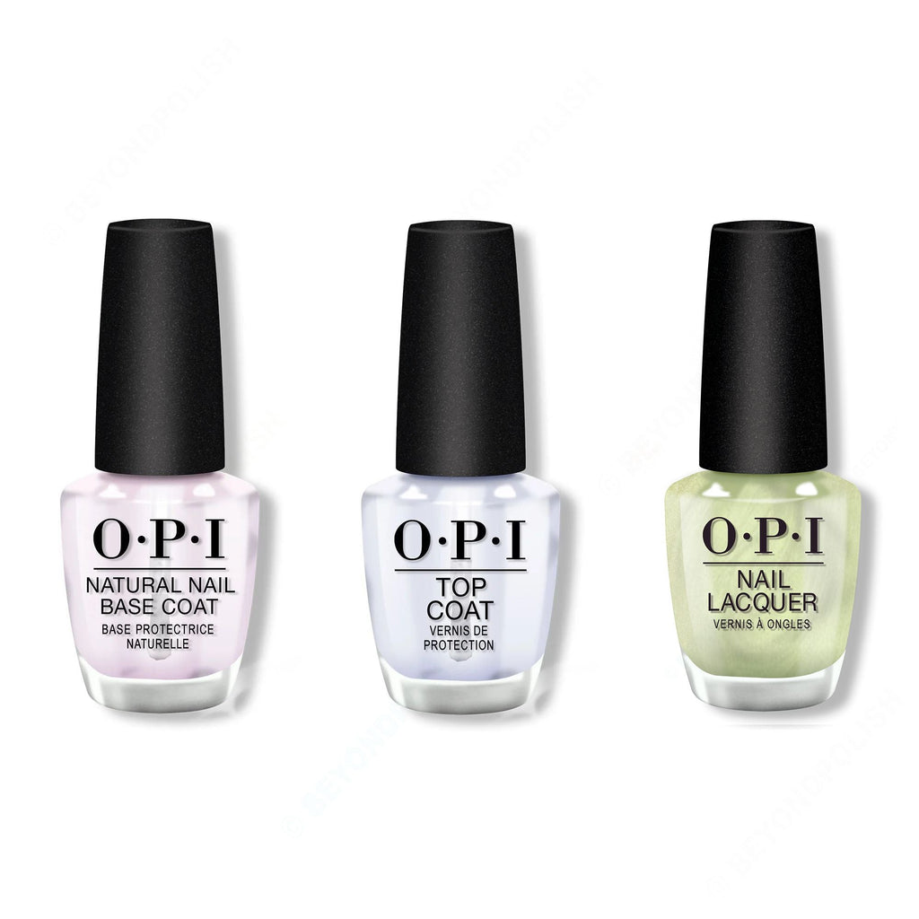 OPI - Nail Lacquer Combo - Base, Top & AppointMINT Confirmed - Professional Care