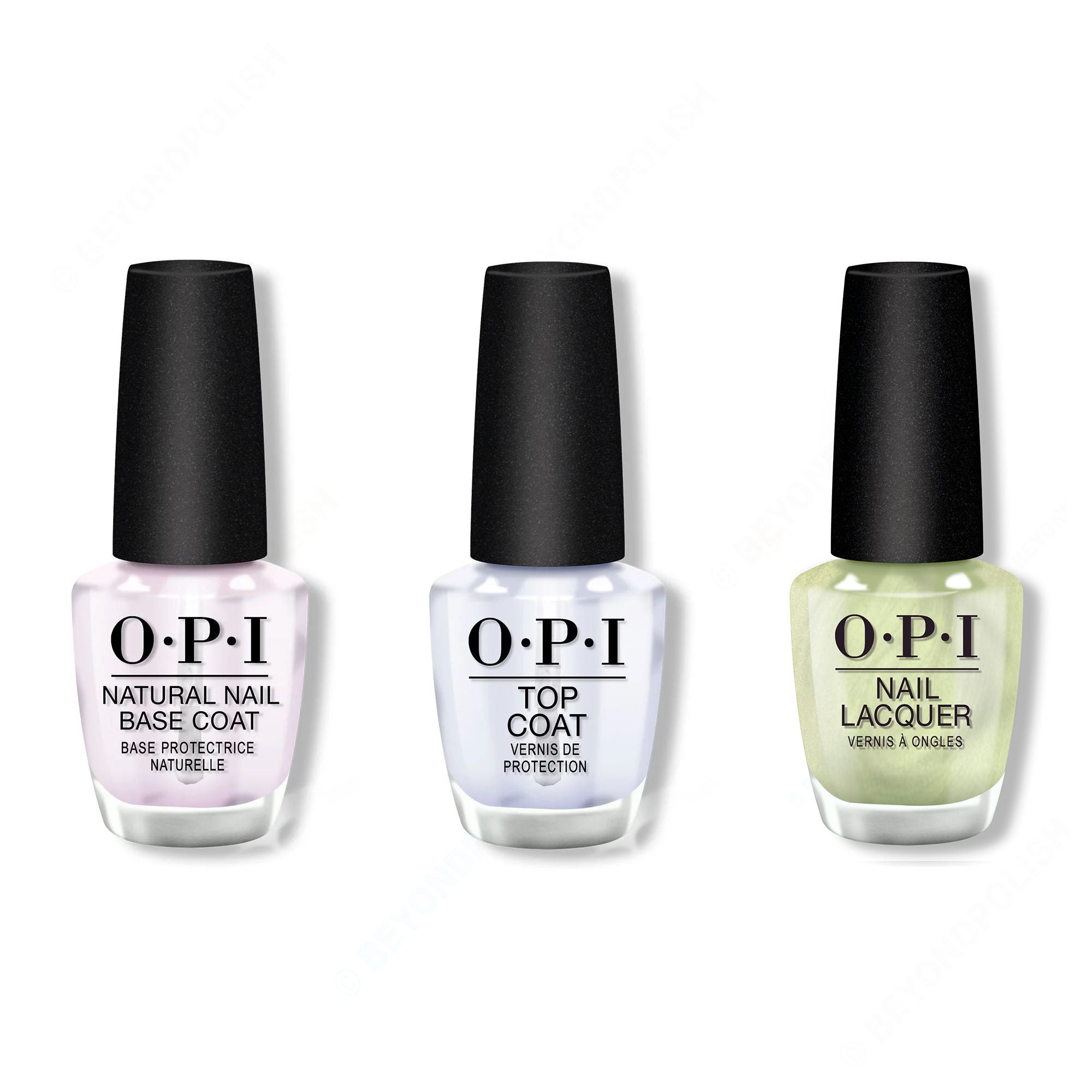 OPI - Nail Lacquer Combo - Base, Top & AppointMINT Confirmed - Professional Care