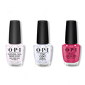 OPI - Nail Lacquer Combo - Base, Top & Aurora Berry-alis 0.5 oz - Professional Care