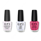 OPI - Nail Lacquer Combo - Base, Top & Aurora Berry-alis 0.5 oz - Professional Care