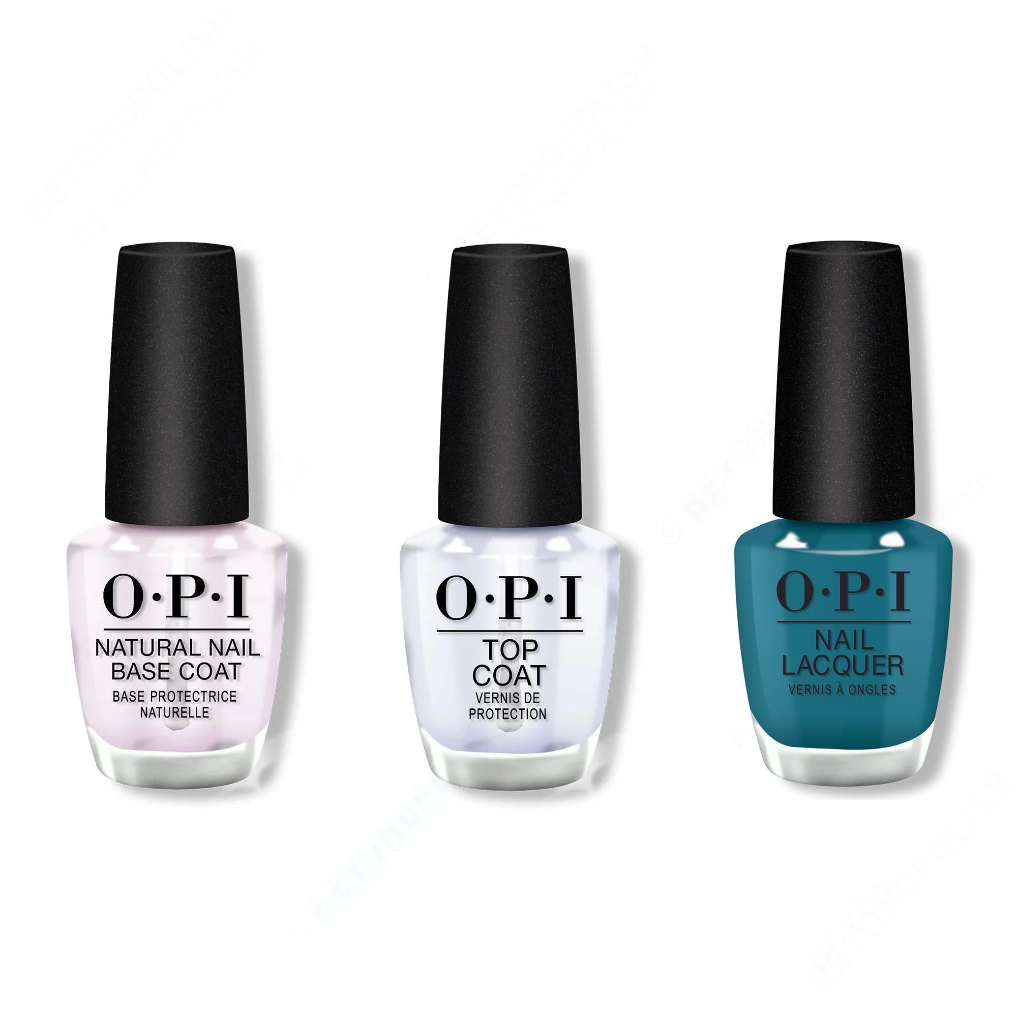 OPI - Nail Lacquer Combo - Base, Top & Baby Tee-l