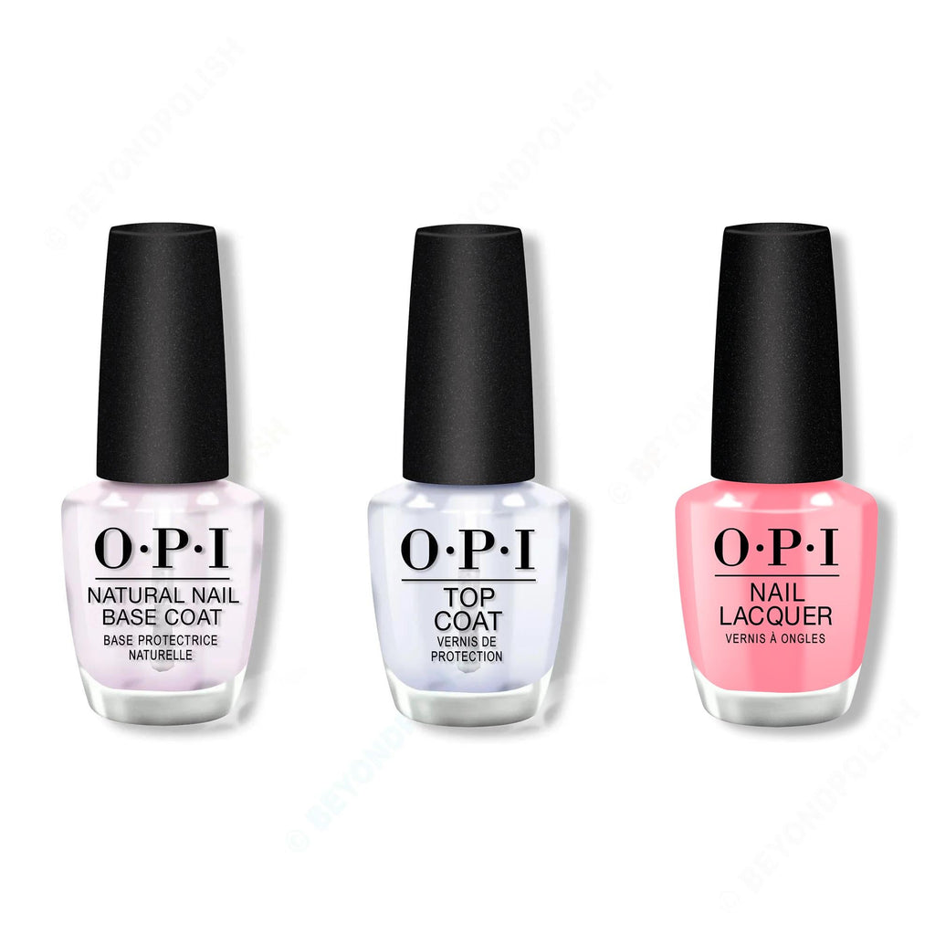 OPI - Nail Lacquer Combo - Base, Top & Bathtime Bubbly - OPIcons Spring 2026