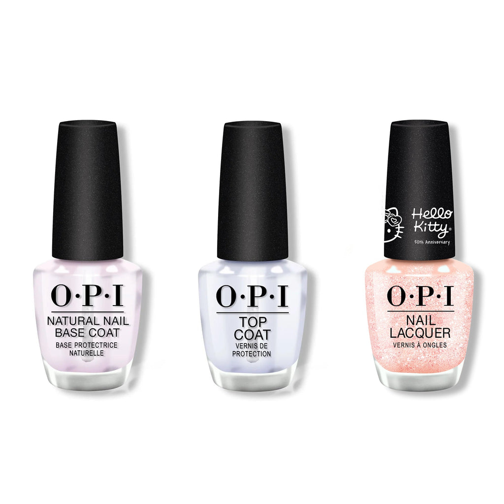 OPI - Nail Lacquer Combo - Base, Top & Big Celebration - Professional Care