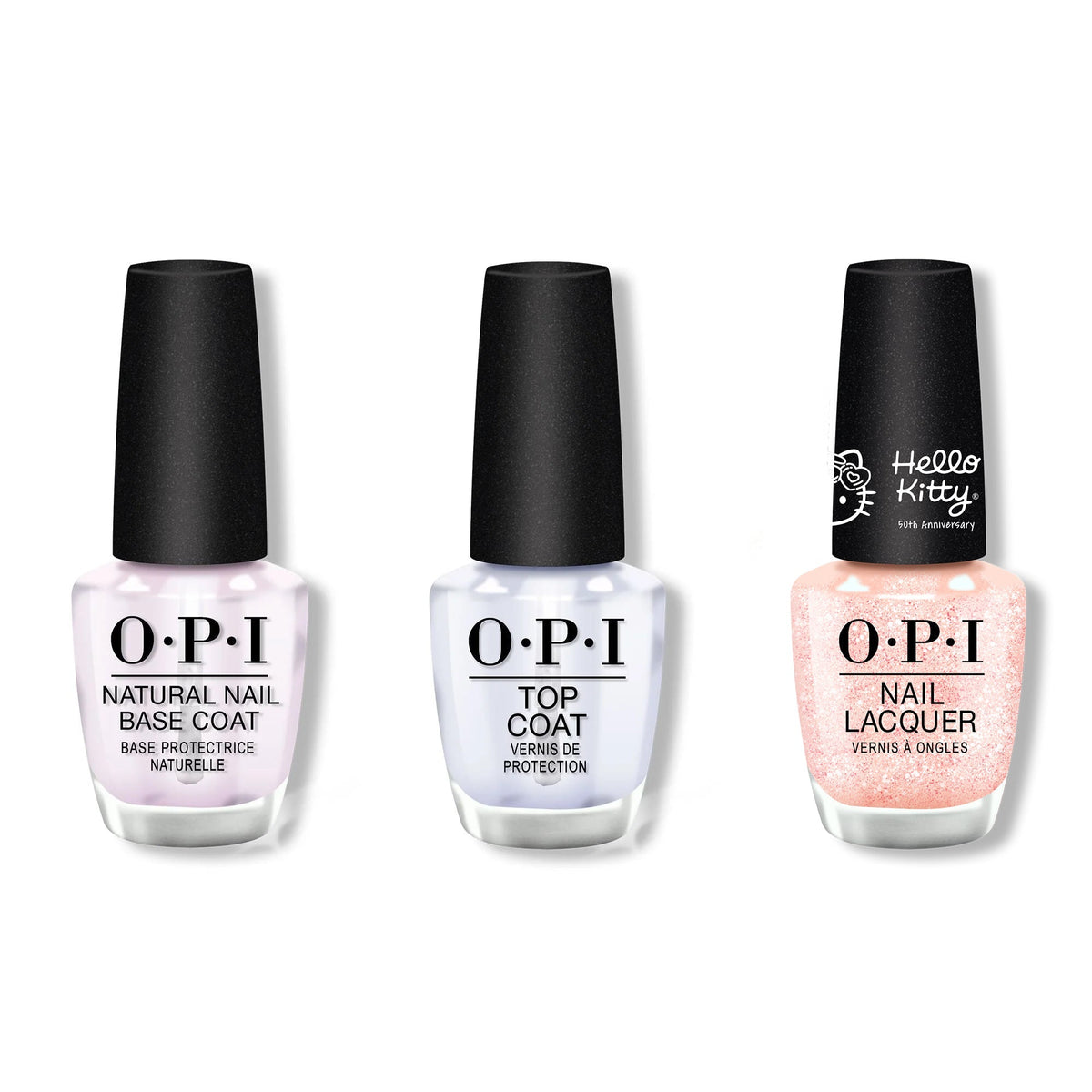 OPI - Nail Lacquer Combo - Base, Top & Big Celebration - Professional Care
