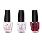 OPI - Nail Lacquer Combo - Base, Top & Big Sagittarius Energy - Professional Care