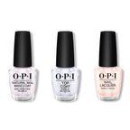 OPI - Nail Lacquer Combo - Base, Top & Bubble Bath 0.5 oz - Professional Care