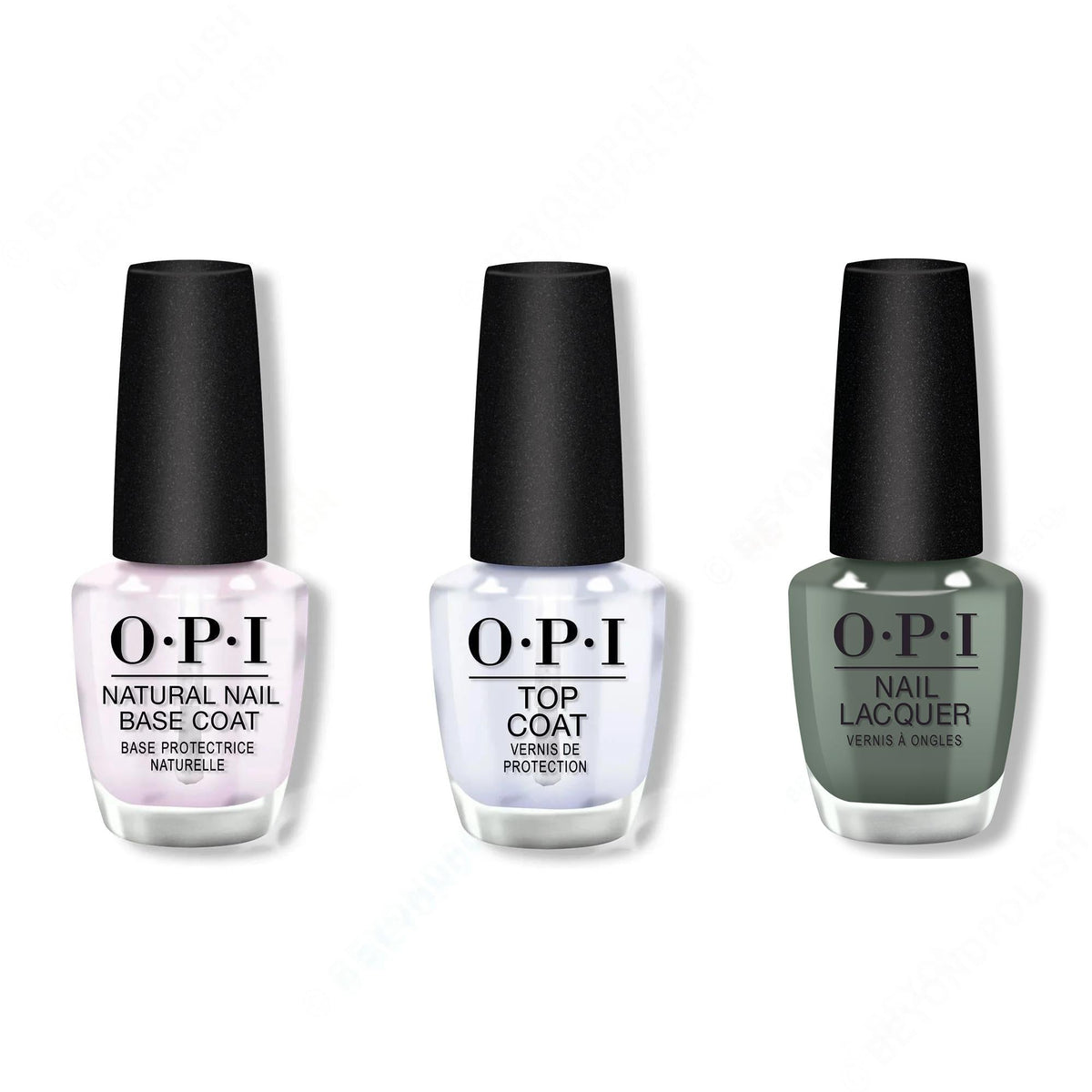 OPI - Nail Lacquer Combo - Base, Top & Cargo All Out