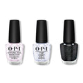 OPI - Nail Lacquer Combo - Base, Top & Cave The Way - Professional Care