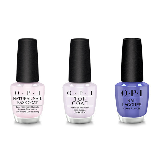 OPI - Nail Lacquer Combo - Base, Top & Charge It To Their Room - Professional Care