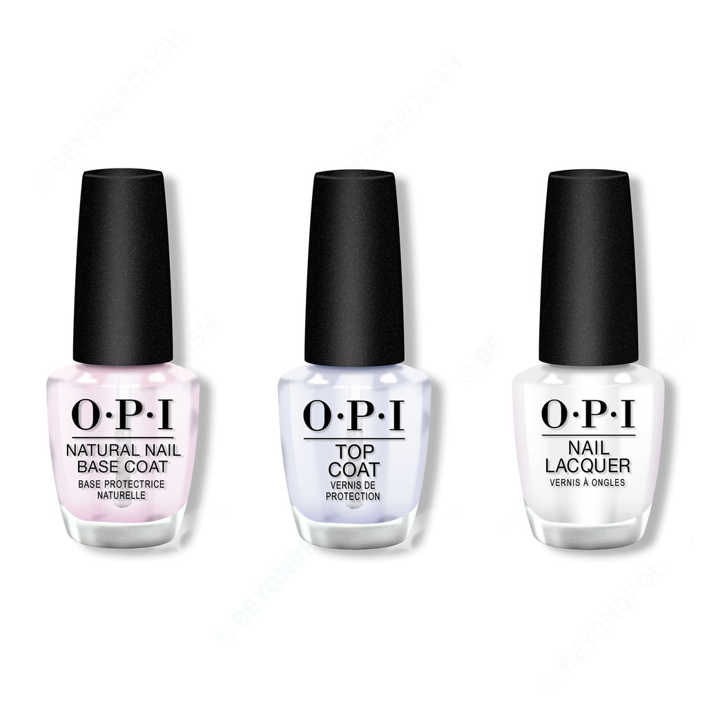 OPI - Nail Lacquer Combo - Base, Top & Chill 'Em With Kindness - Professional Care