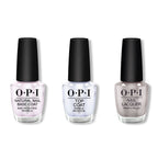 OPI - Nail Lacquer Combo - Base, Top & Chrome Clawz - Professional Care