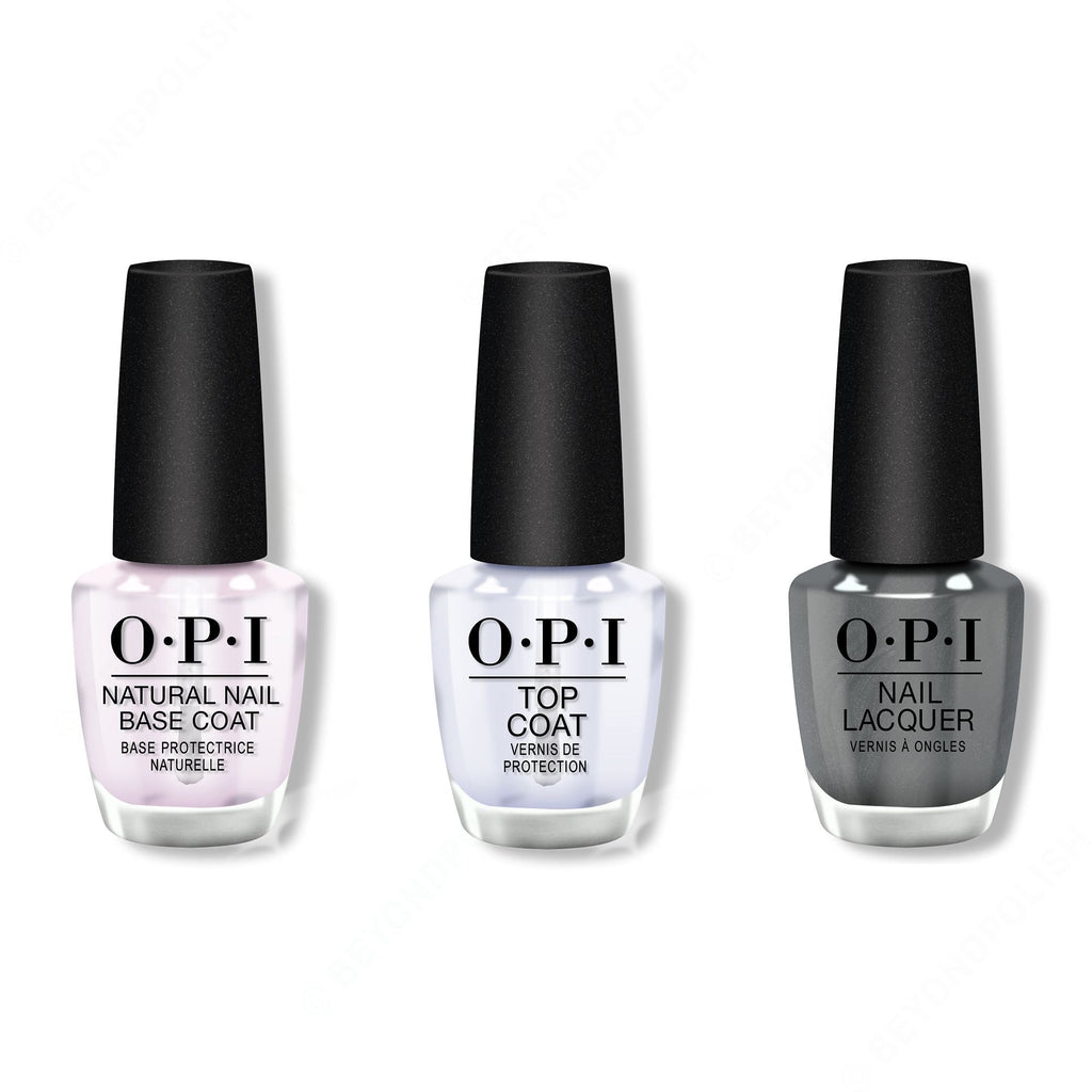 OPI - Nail Lacquer Combo - Base, Top & Clean Slate - Professional Care
