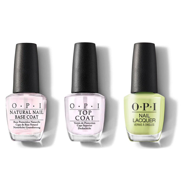 OPI - Nail Lacquer Combo - Base, Top & Clear Your Cash - Professional Care