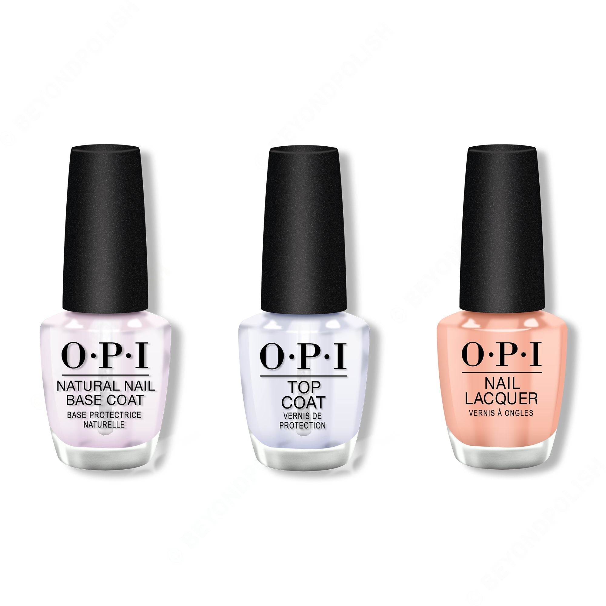 OPI - Nail Lacquer Combo - Base, Top & Crawfishin' for a Compliment 0.5 oz - Professional Care