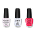OPI - Nail Lacquer Combo - Base, Top & Cyber Cherry on Top