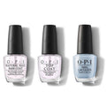 OPI - Nail Lacquer Combo - Base, Top & Did You See Those Mussels 0.5 oz - Professional Care