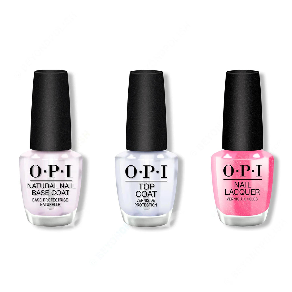OPI - Nail Lacquer Combo - Base, Top & Dopa-mani - Professional Care