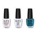 OPI - Nail Lacquer Combo - Base, Top & Drama At La Scala 0.5 oz - Professional Care