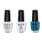 OPI - Nail Lacquer Combo - Base, Top & Drama At La Scala 0.5 oz - Professional Care